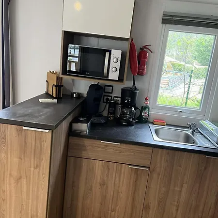 Mobil-home Confort Avec Clim キャンプ場 パランティ・アン・ボルヌ